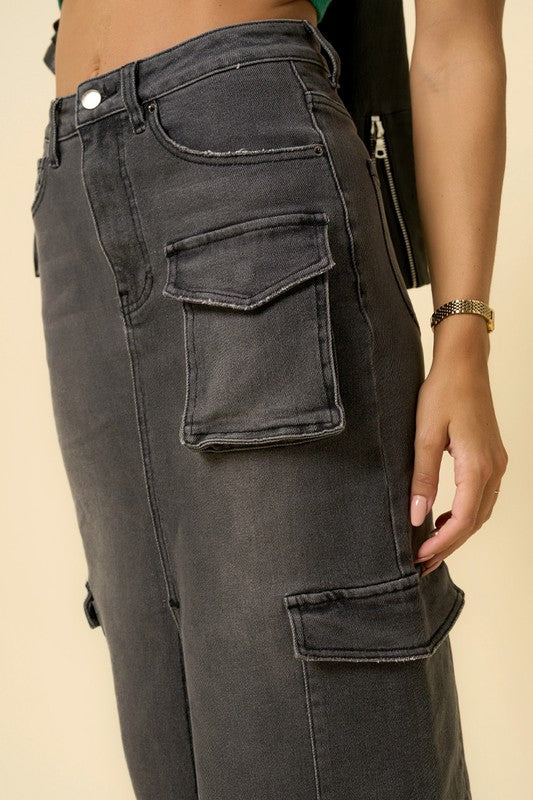 Super maxi cargo skirt - ShopEbonyMonique