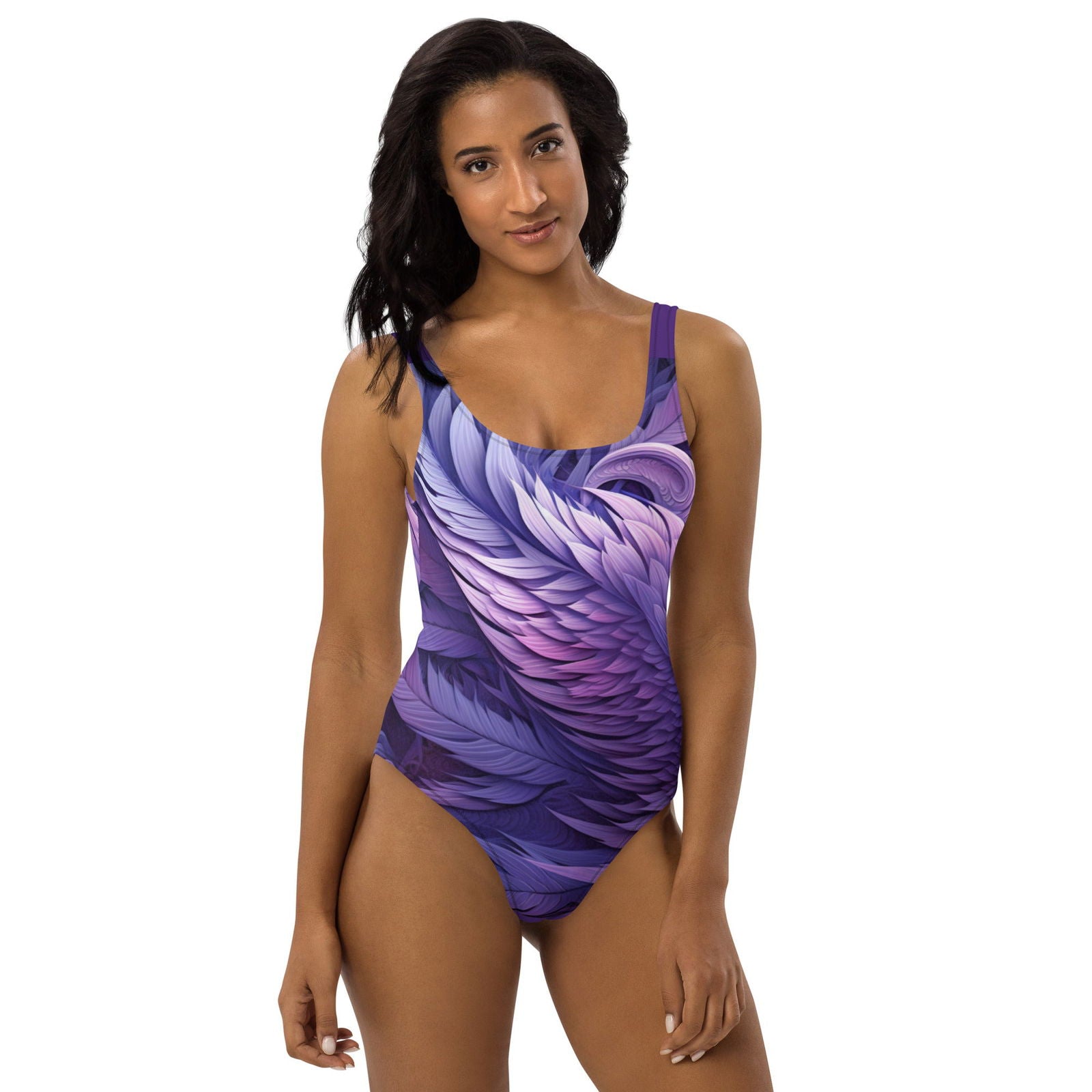 Swan One-Piece Swimsuit - ShopEbonyMonique