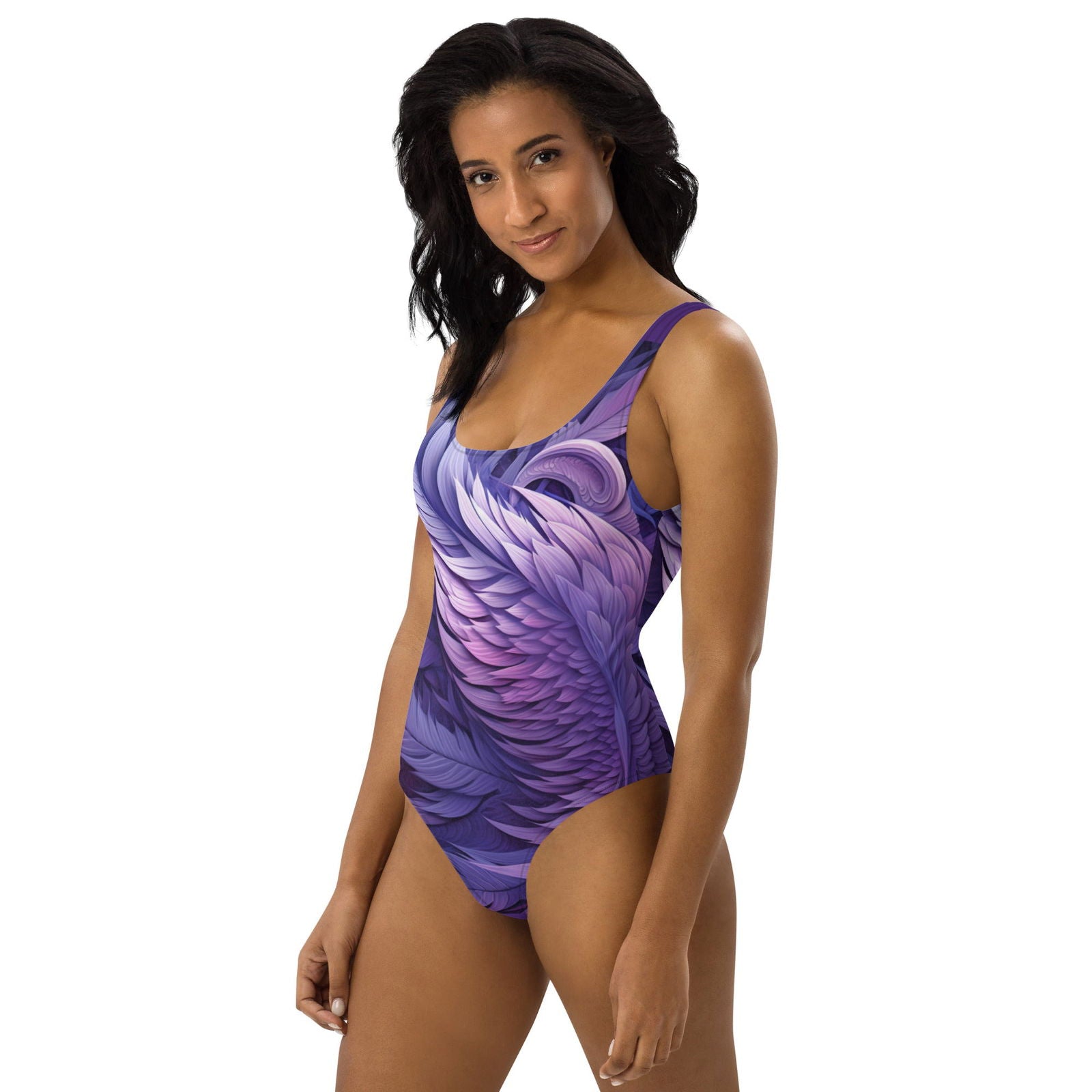Swan One-Piece Swimsuit - ShopEbonyMonique