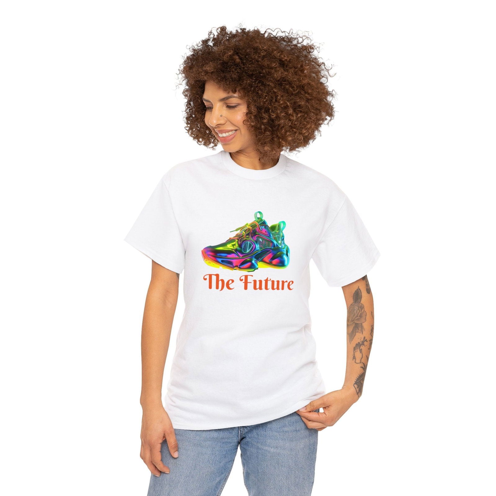 The Future Unisex Heavy Cotton Tee - ShopEbonyMonique