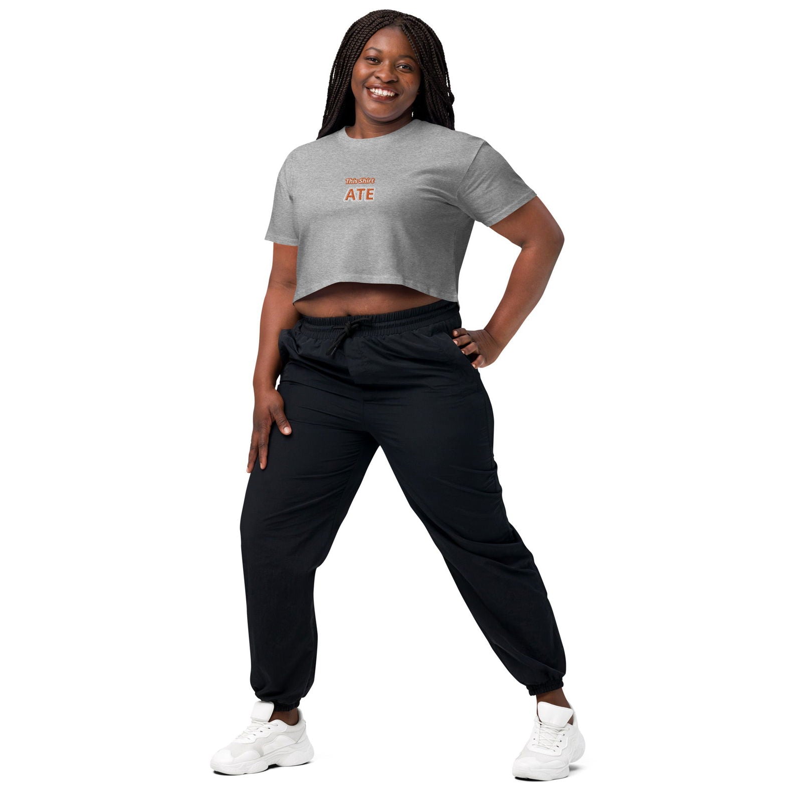 This Shirt Ate Crop Top - ShopEbonyMonique