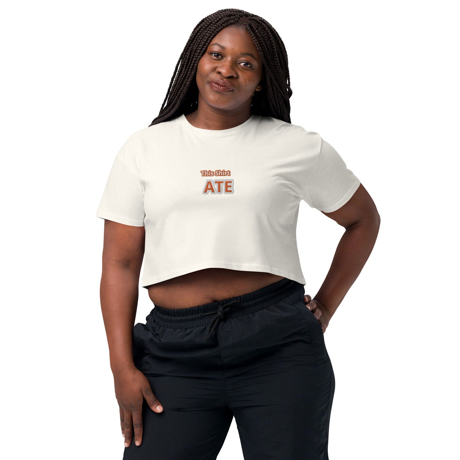 This Shirt Ate Crop Top - ShopEbonyMonique