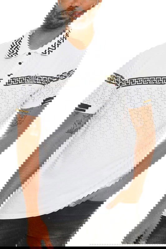 Version Couture Brand Polo Button Down Shirt - ShopEbonyMonique