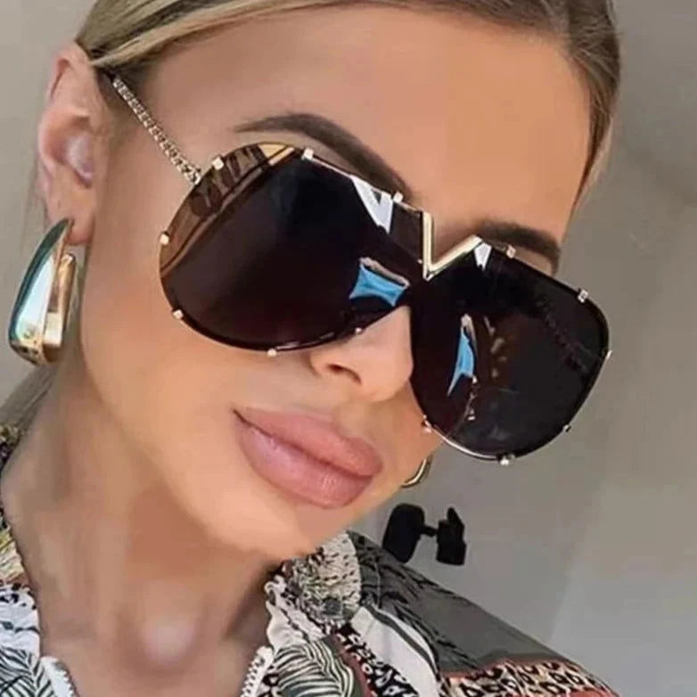 Vintage Metal Frame RetroSun Glasses - ShopEbonyMonique