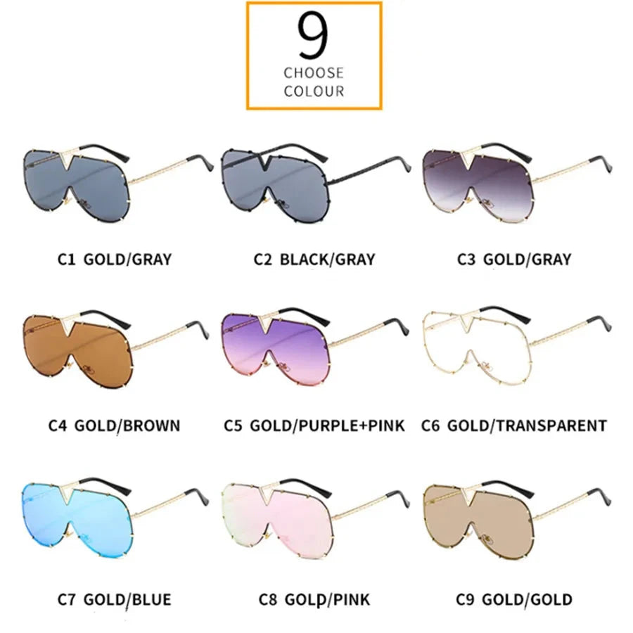 Vintage Metal Frame RetroSun Glasses - ShopEbonyMonique