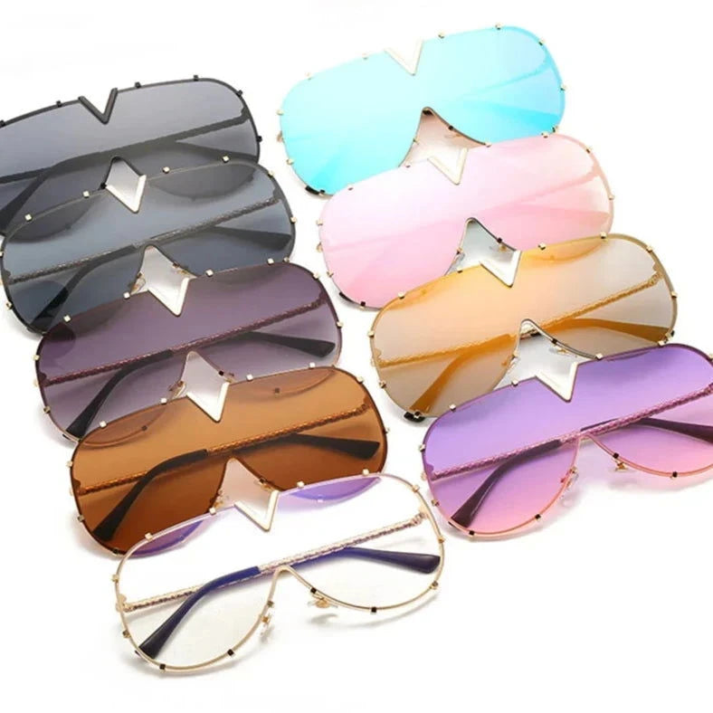 Vintage Metal Frame RetroSun Glasses - ShopEbonyMonique