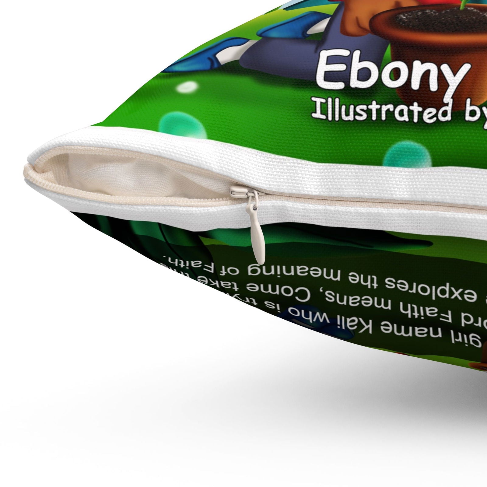 What In The World Is Faith  Polyester Square Pillow - ShopEbonyMonique