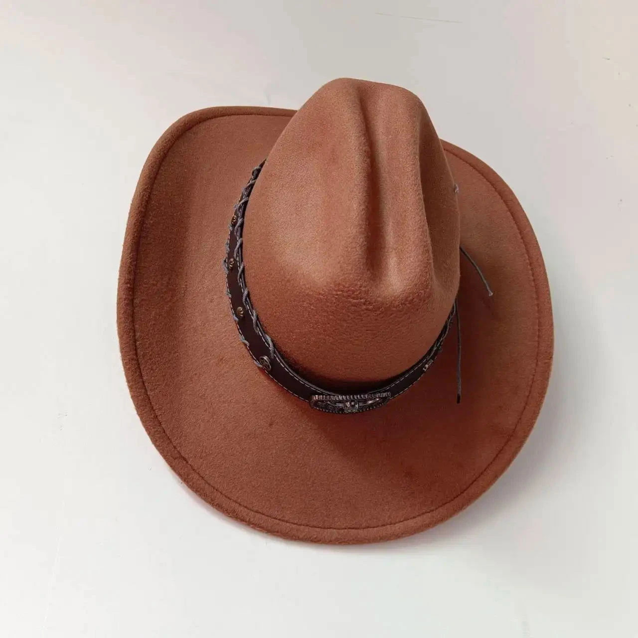 Wide Brim Western Cowboy Hat - ShopEbonyMonique