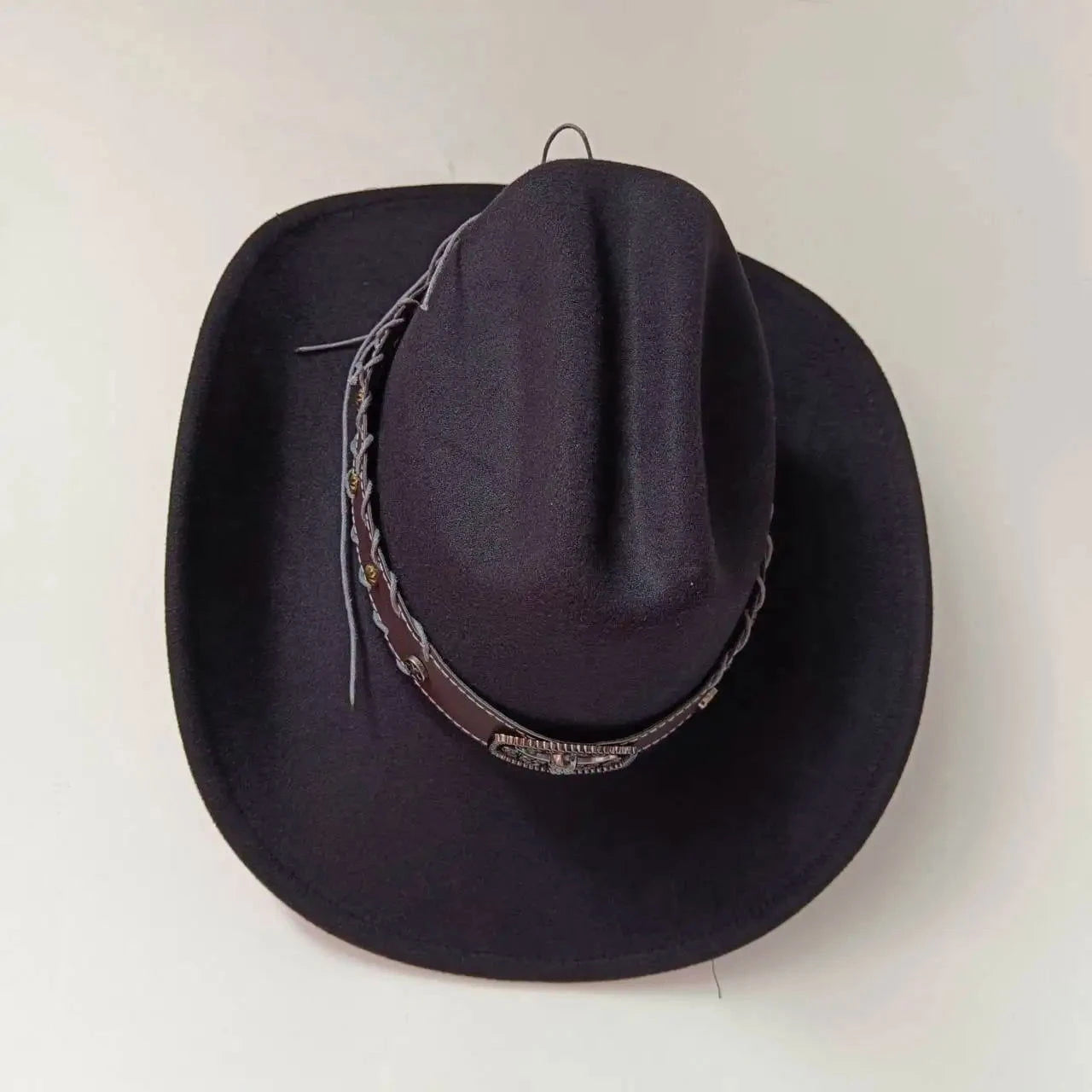 Wide Brim Western Cowboy Hat - ShopEbonyMonique