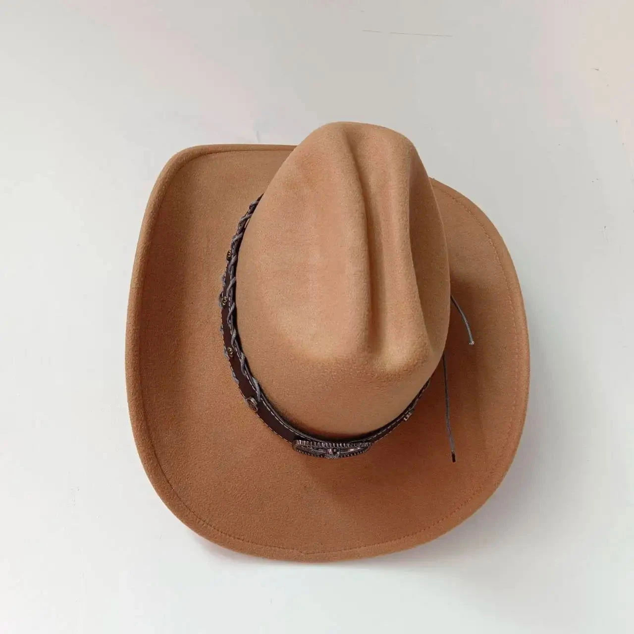 Wide Brim Western Cowboy Hat - ShopEbonyMonique
