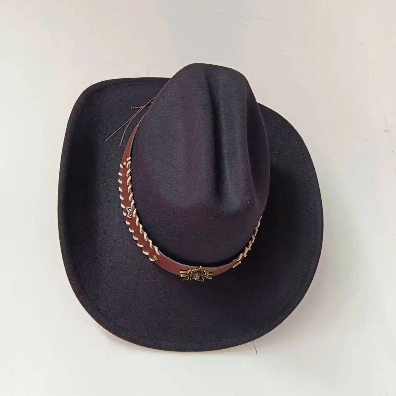 Wide Brim Western Cowboy Hat - ShopEbonyMonique