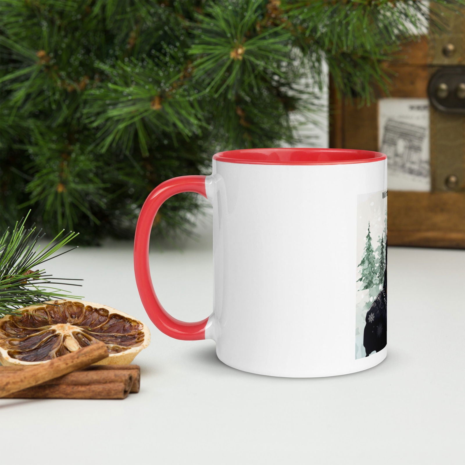 Winter Is Coming Mug with Color Inside - ShopEbonyMonique