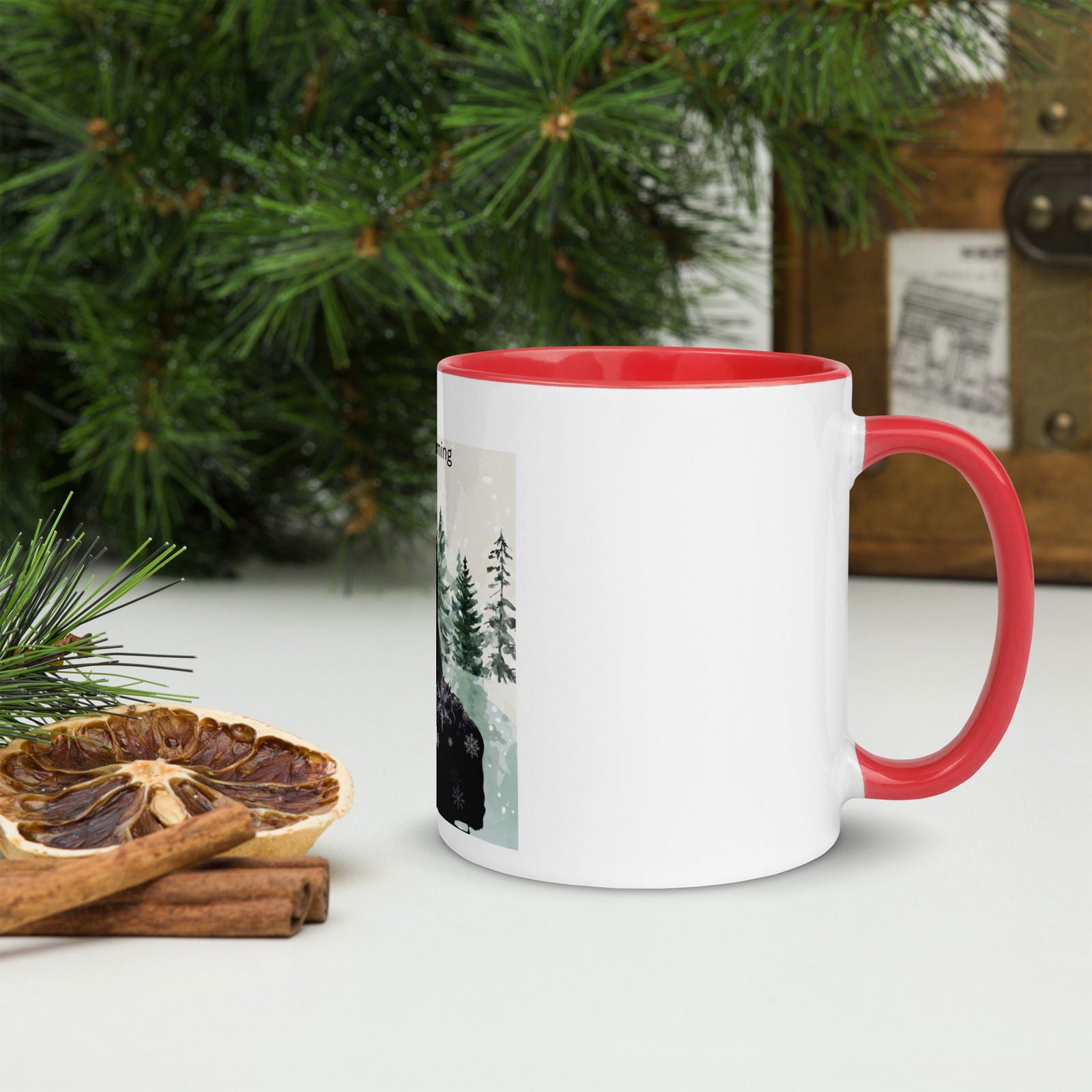 Winter Is Coming Mug with Color Inside - ShopEbonyMonique