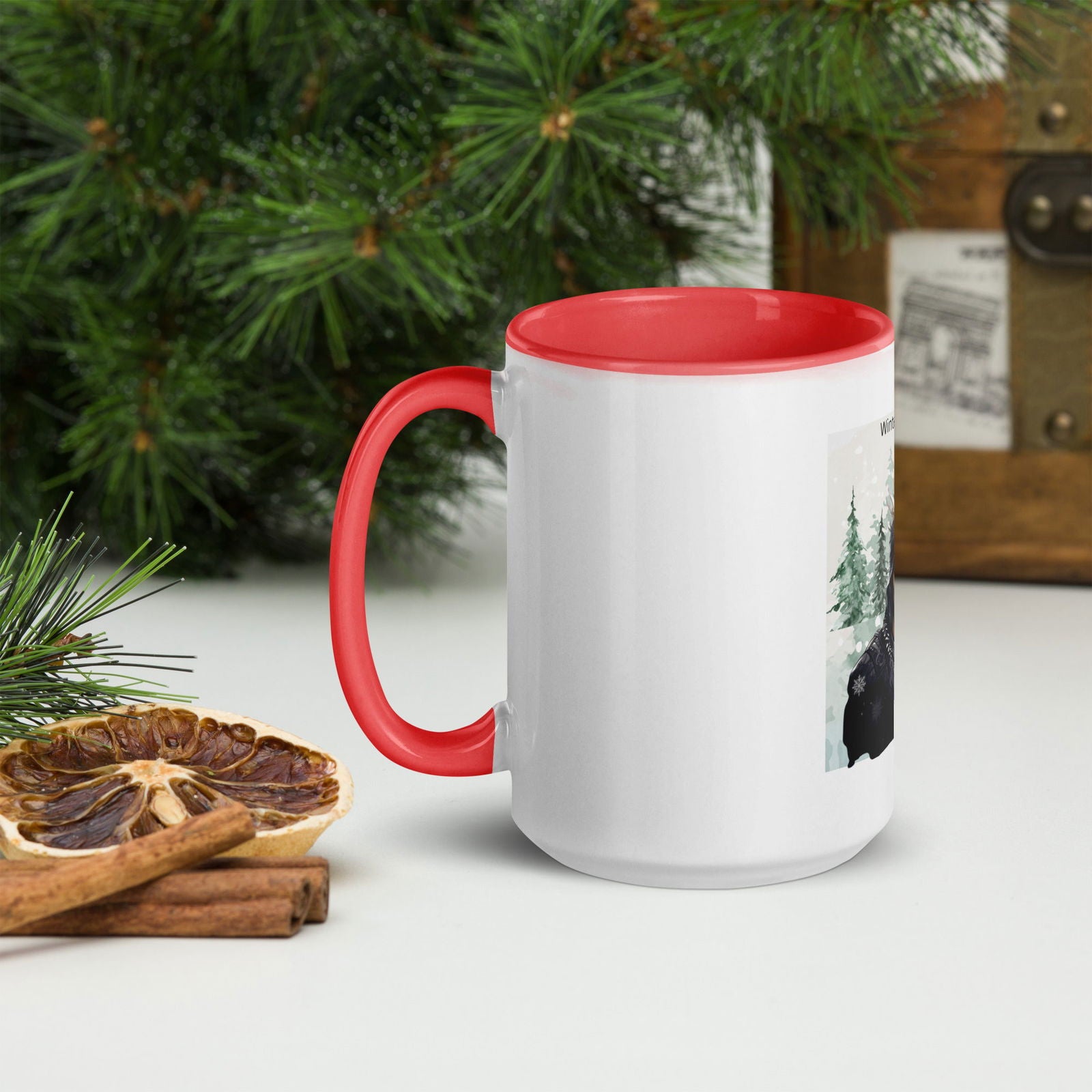 Winter Is Coming Mug with Color Inside - ShopEbonyMonique