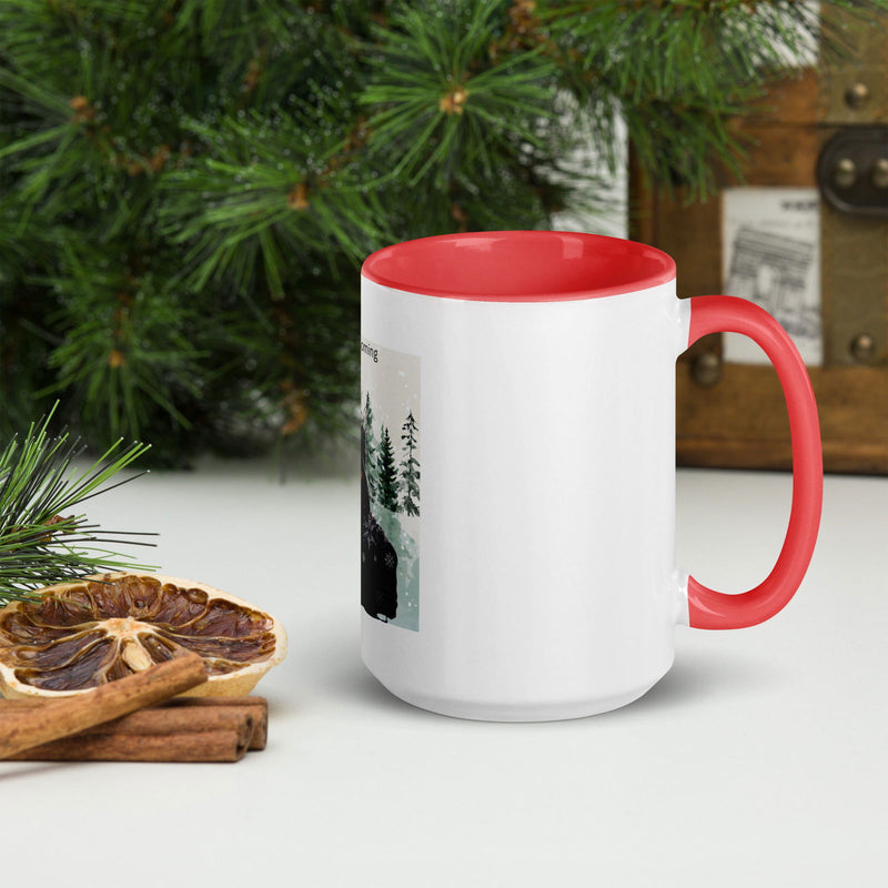 Winter Is Coming Mug with Color Inside - ShopEbonyMonique