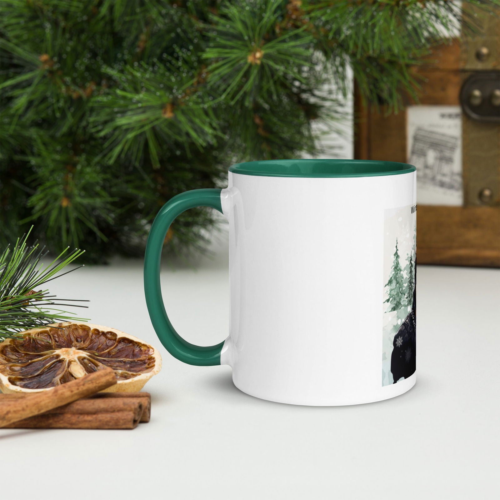 Winter Is Coming Mug with Color Inside - ShopEbonyMonique