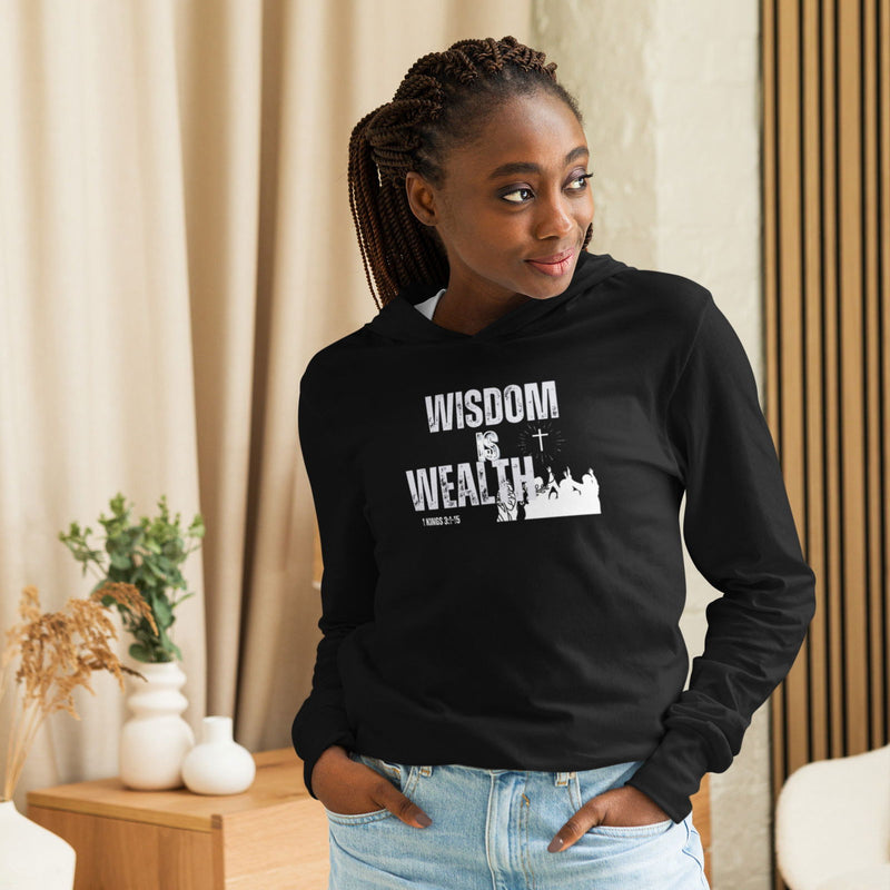 Wisdom Hooded long-sleeve tee - ShopEbonyMonique