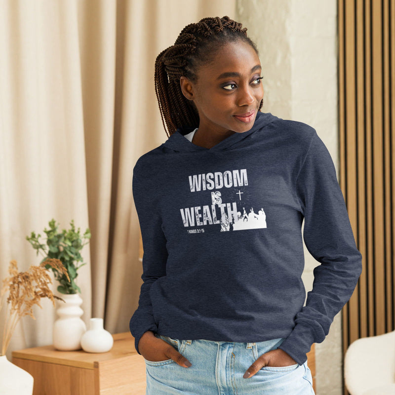 Wisdom Hooded long-sleeve tee - ShopEbonyMonique
