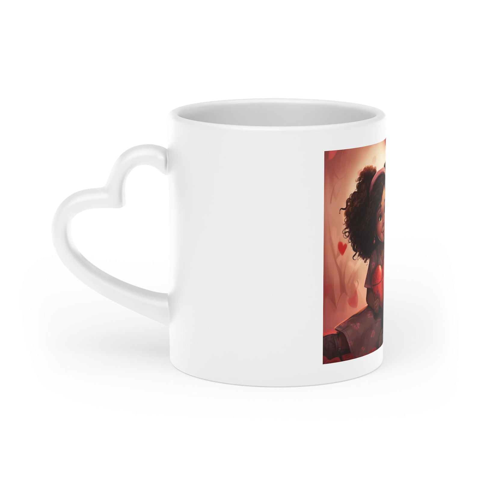 Young Love Heart-Shaped Mug - ShopEbonyMonique