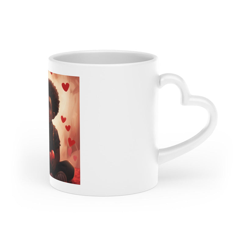 Young Love Heart-Shaped Mug - ShopEbonyMonique