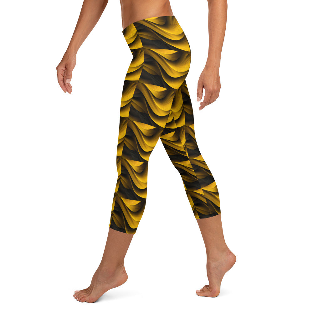 🔥EM Yellow Capri Pants - ShopEbonyMonique