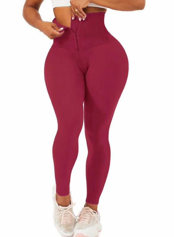 Corset Waist Buttery Soft leggings Body Shaper - ShopEbonyMonique