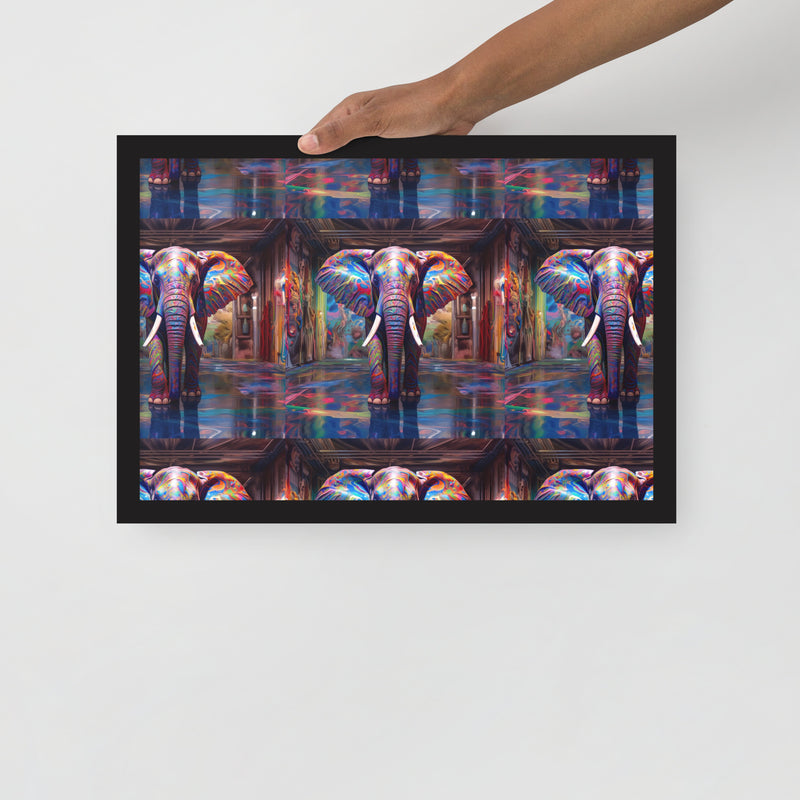 Collection Elephant Framed Poster - ShopEbonyMonique