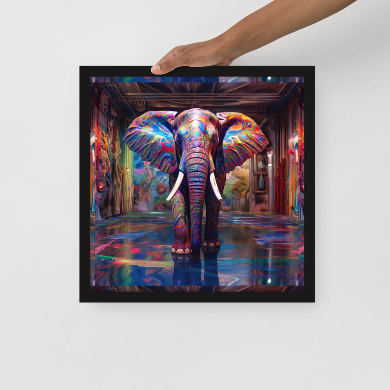 Collection Elephant Framed Poster - ShopEbonyMonique