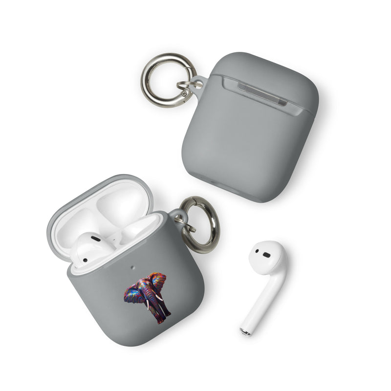 Elephant Lovers Rubber Case for AirPods®