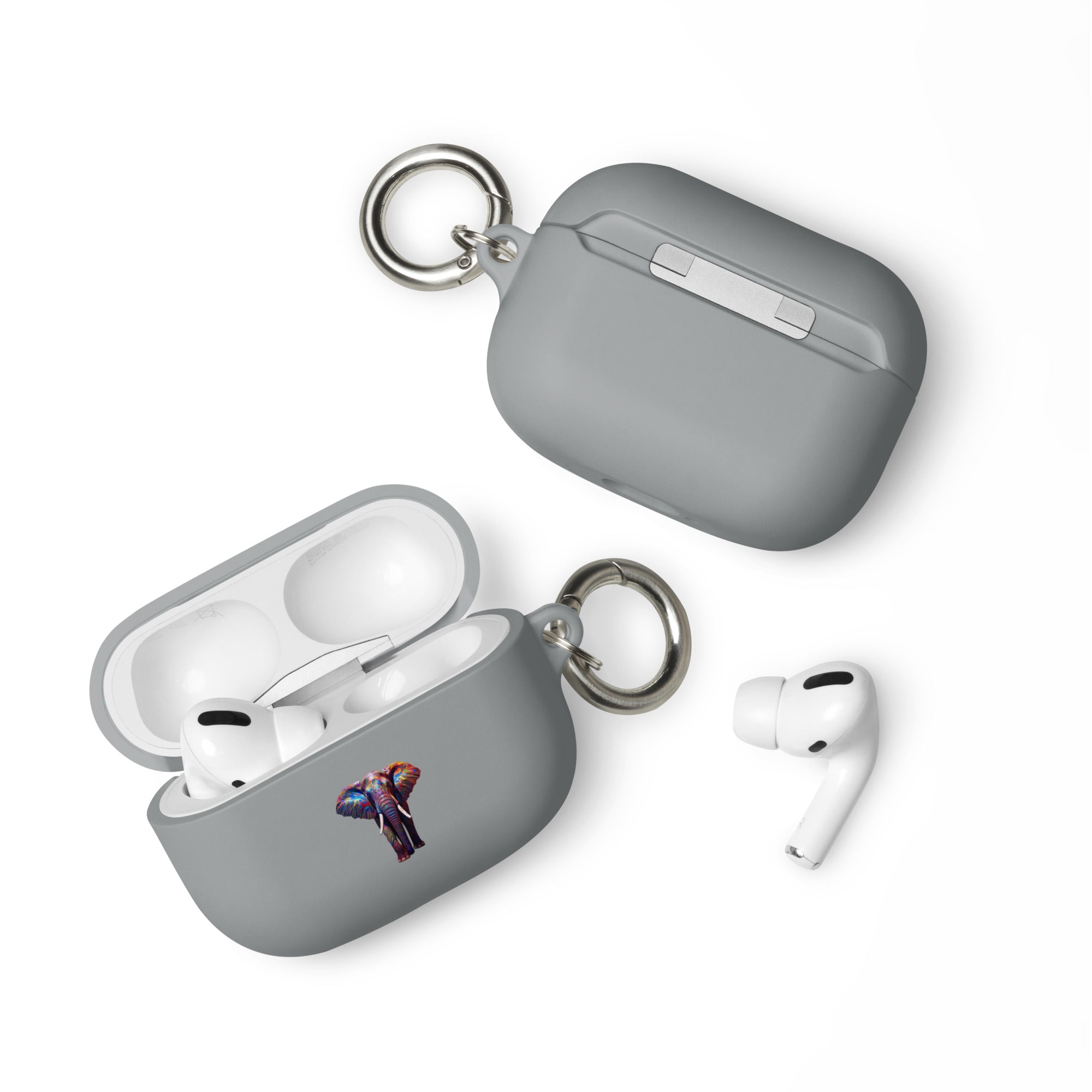Elephant Lovers Rubber Case for AirPods® - ShopEbonyMonique