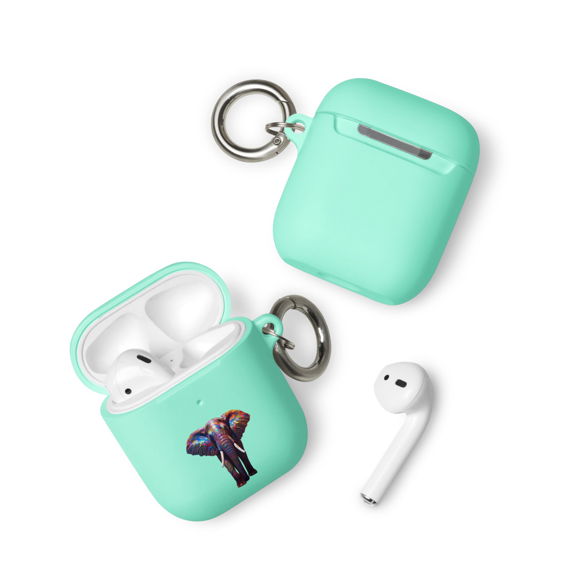 Elephant Lovers Rubber Case for AirPods® - ShopEbonyMonique