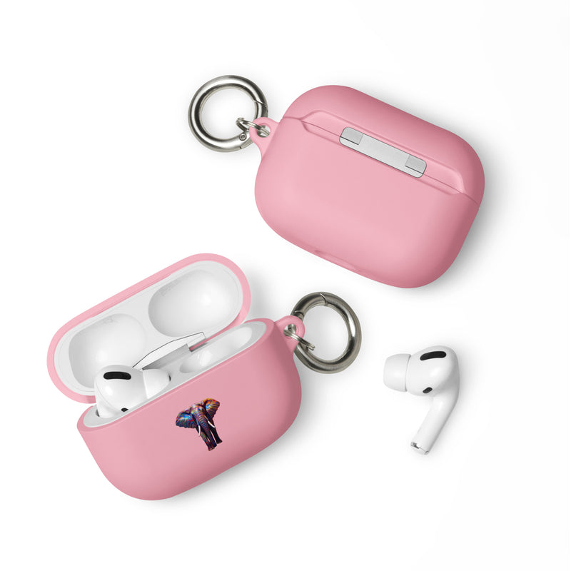 Elephant Lovers Rubber Case for AirPods®