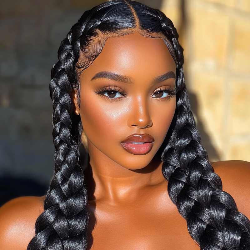 Beach Wave Bulk Human Hair Extensions