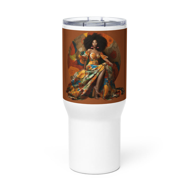 Legendary Queen Travel mug with a handle - ShopEbonyMonique