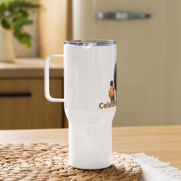 Father's Travel mug with a handle - ShopEbonyMonique