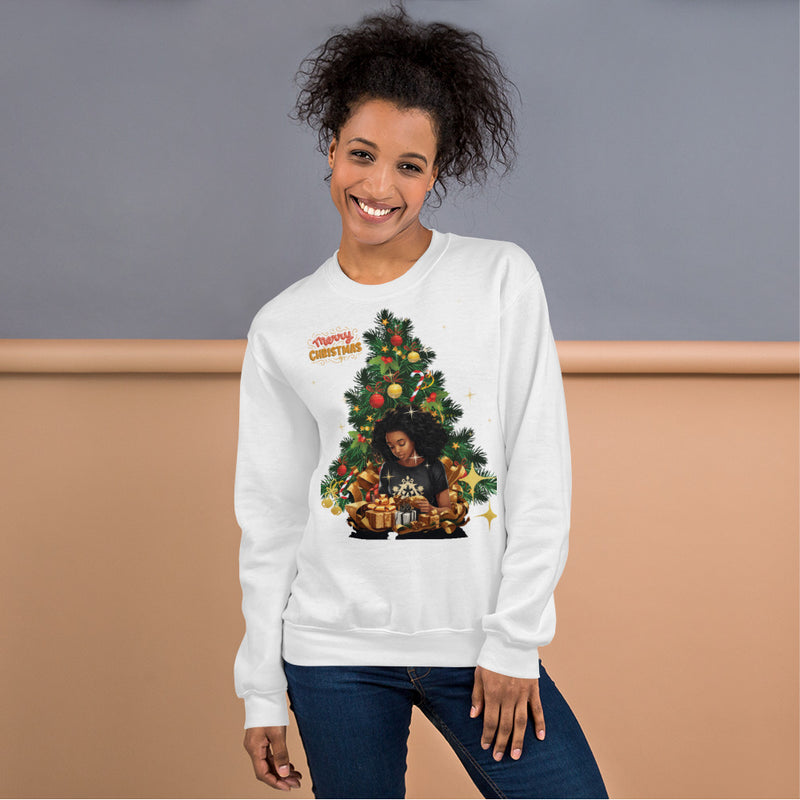 Merry Christmas Lady Sweatshirt