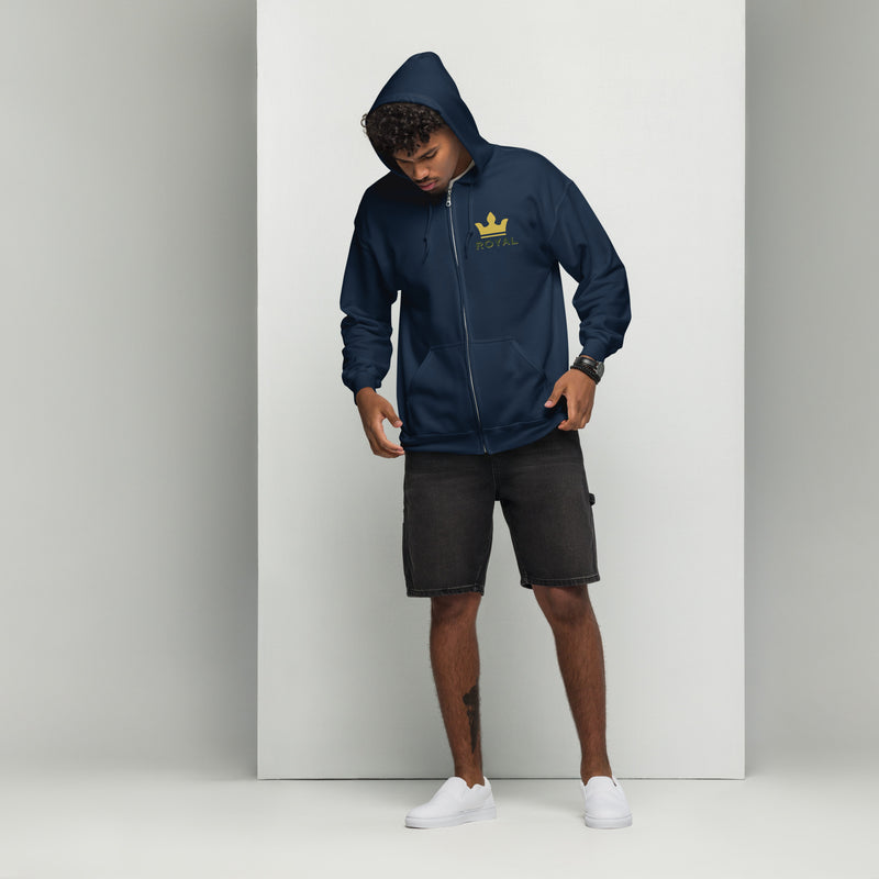 Royal Unisex heavy blend zip hoodie - ShopEbonyMonique