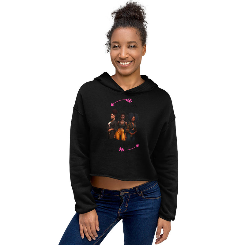 Sister Squad Crop Hoodie - ShopEbonyMonique