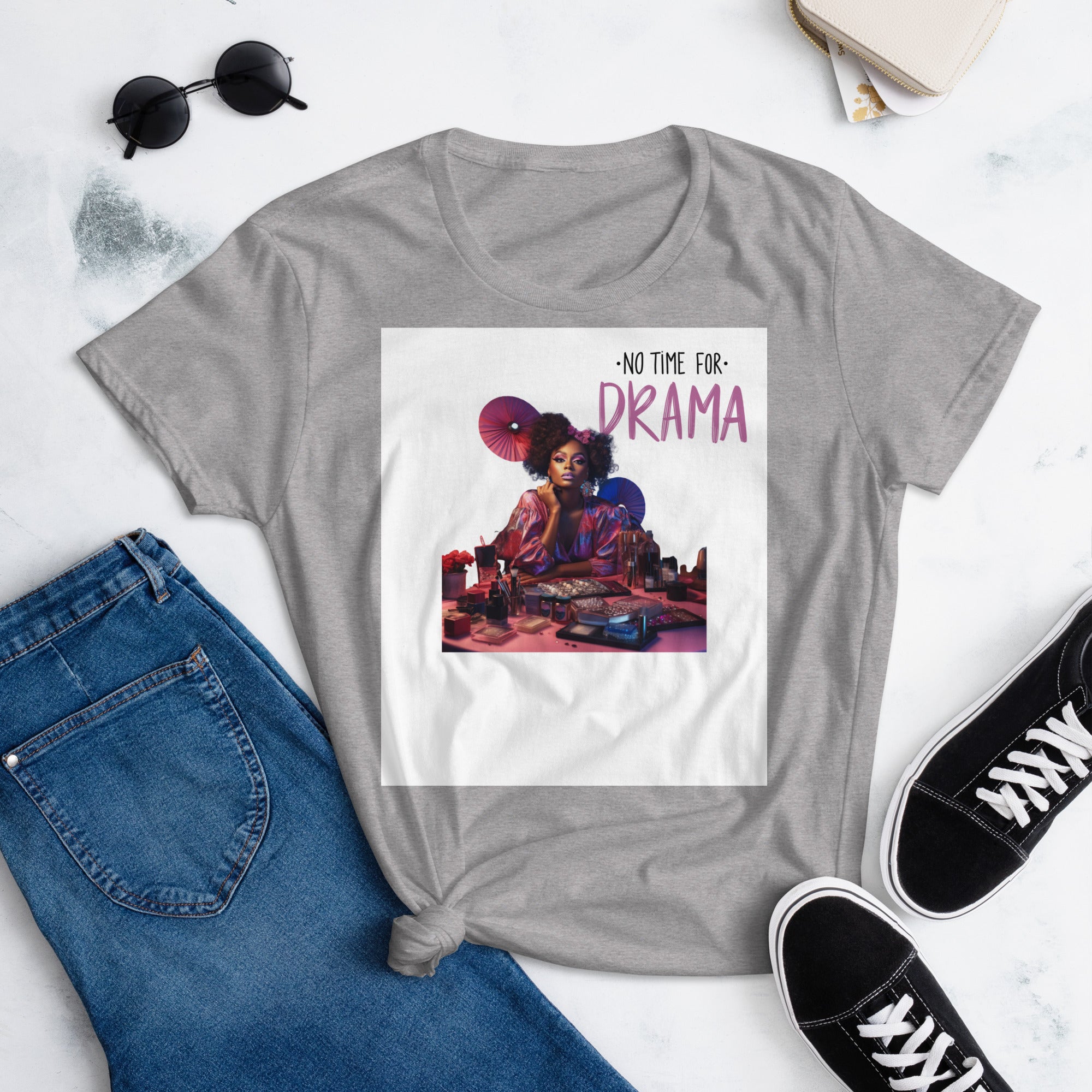 No Drama Women's short sleeve t-shirt - ShopEbonyMonique