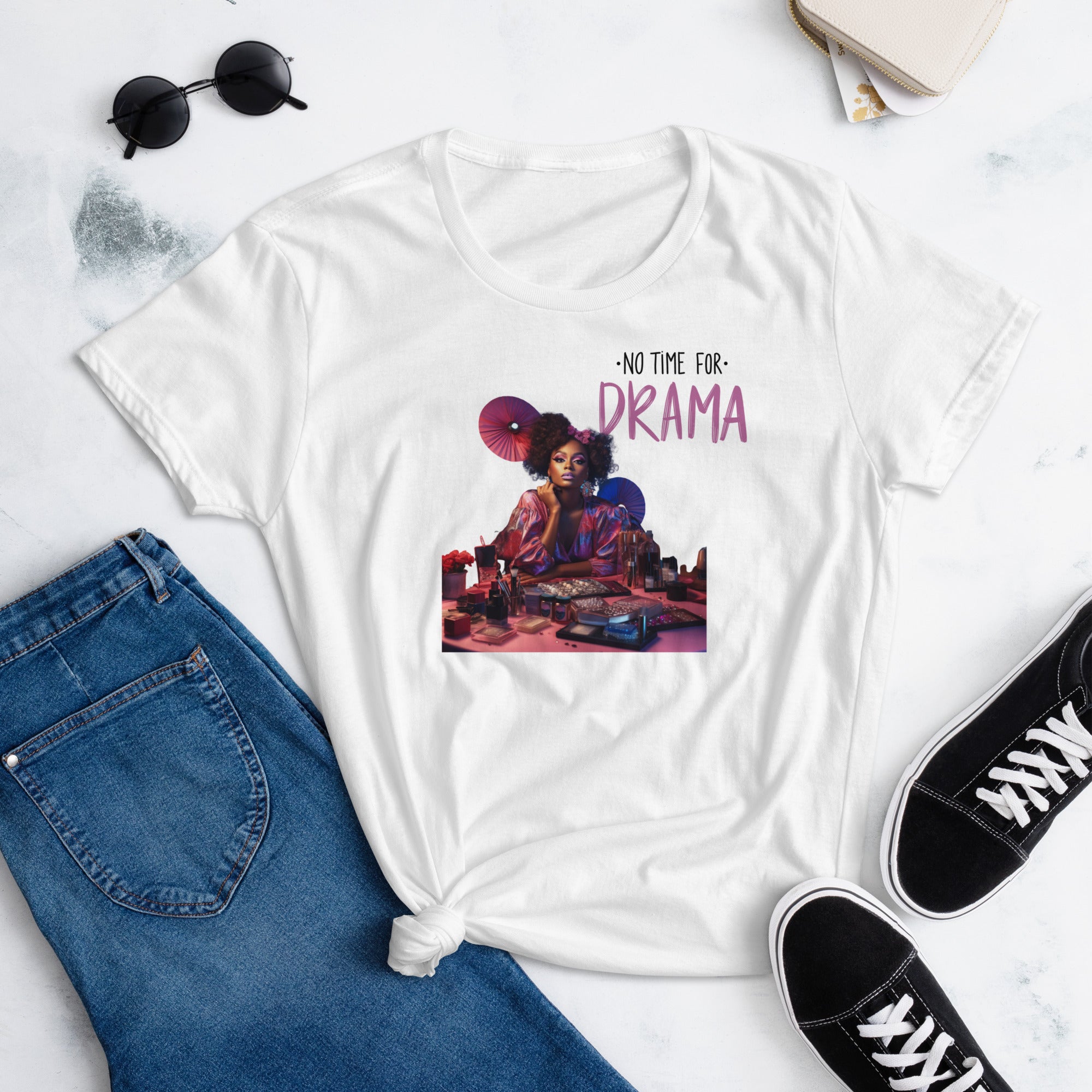 No Drama Women's short sleeve t-shirt - ShopEbonyMonique