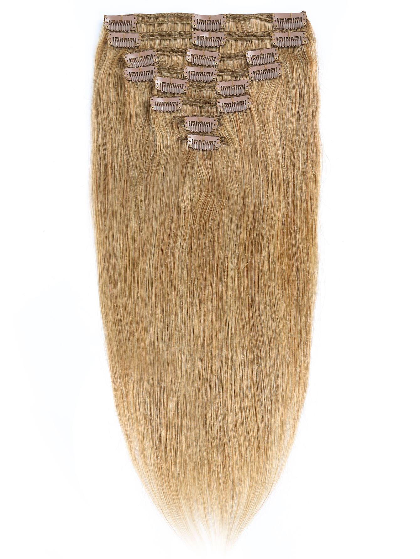 EM 8pcs Clip In Straight Human Hair - ShopEbonyMonique