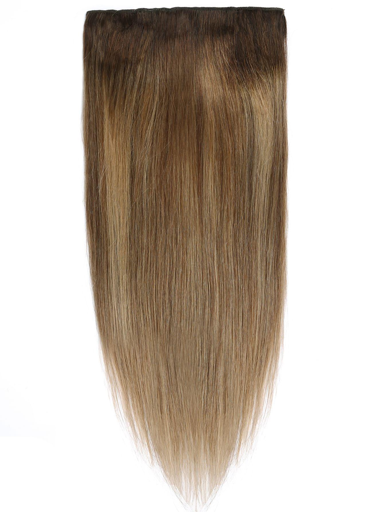EM 8pcs Clip In Straight Human Hair - ShopEbonyMonique