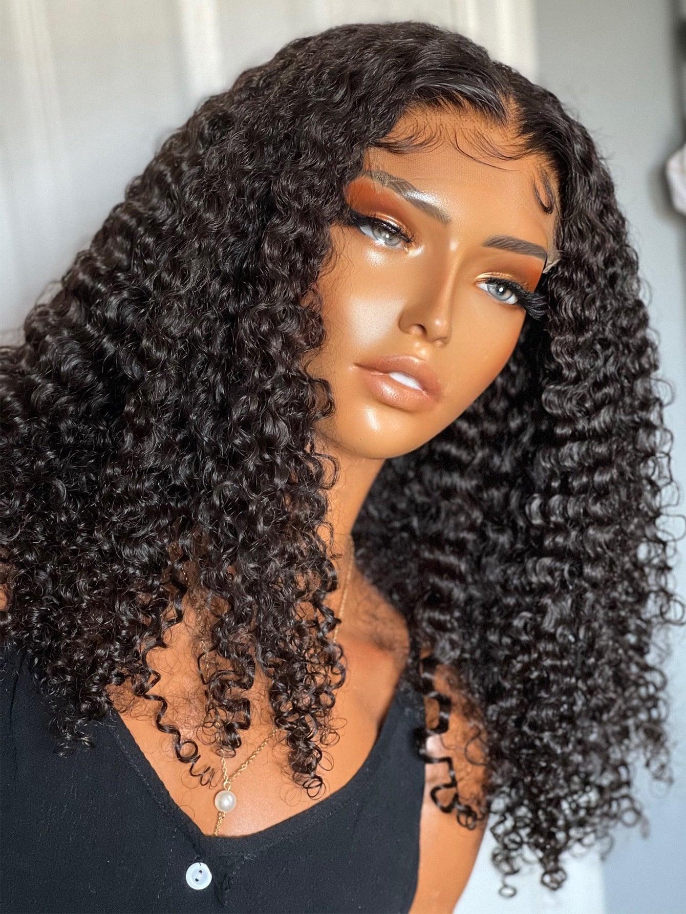 EM 13*4 Lace Front Curly Human Hair Wig - ShopEbonyMonique