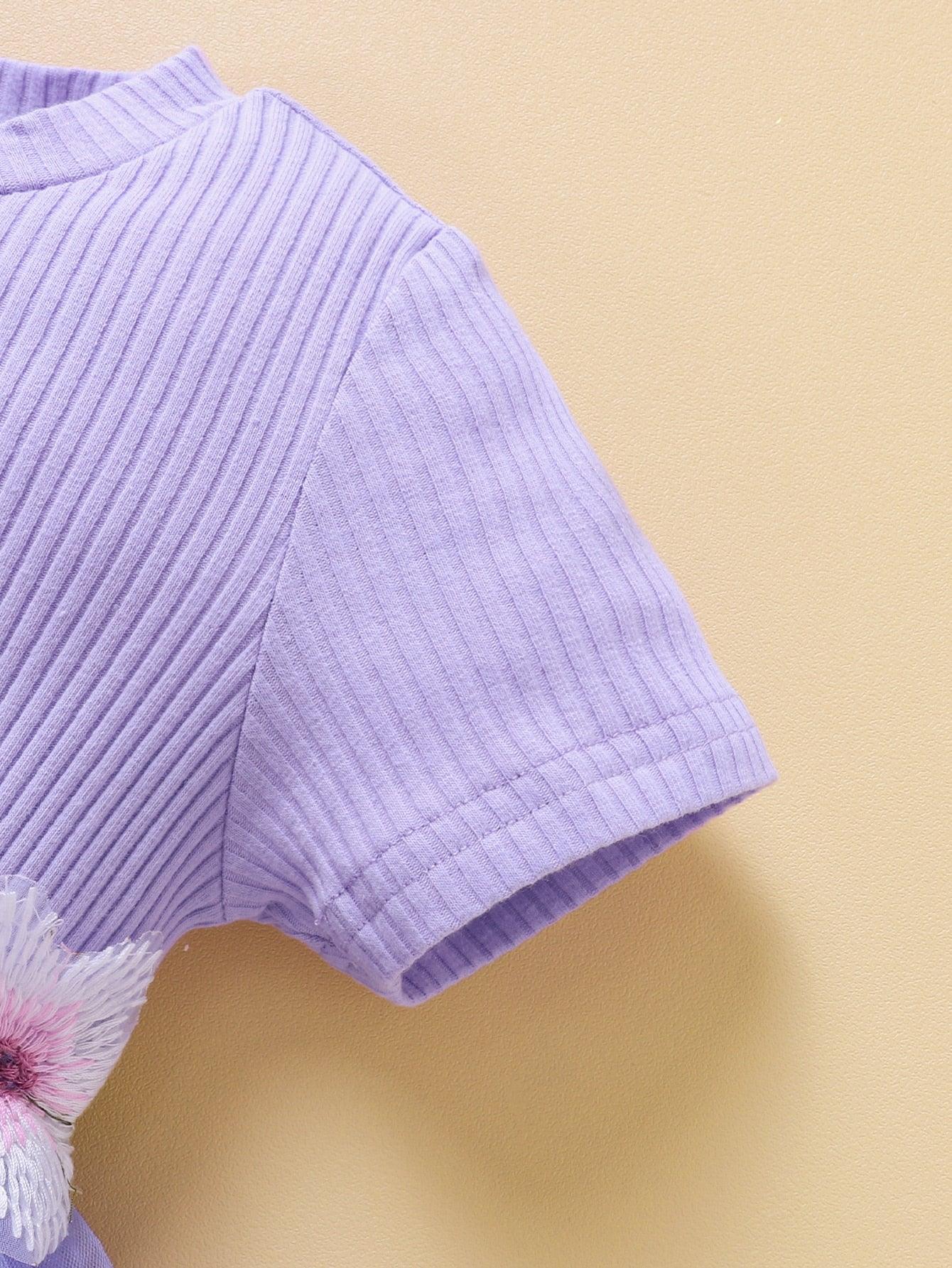 Ke'mora Baby Mesh Hem Dress - ShopEbonyMonique