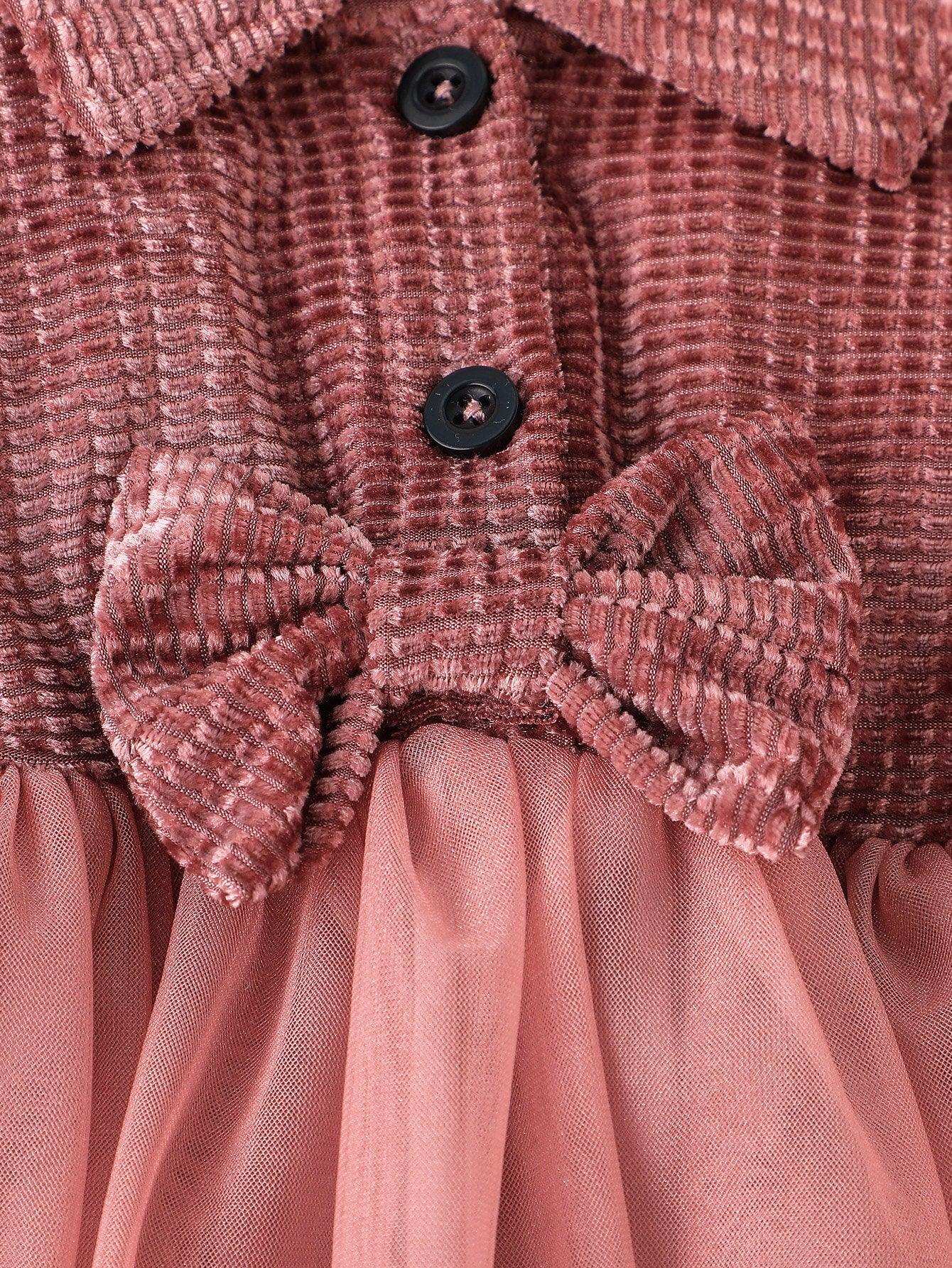 Ke'mora Baby Bow Velvet Dress - ShopEbonyMonique