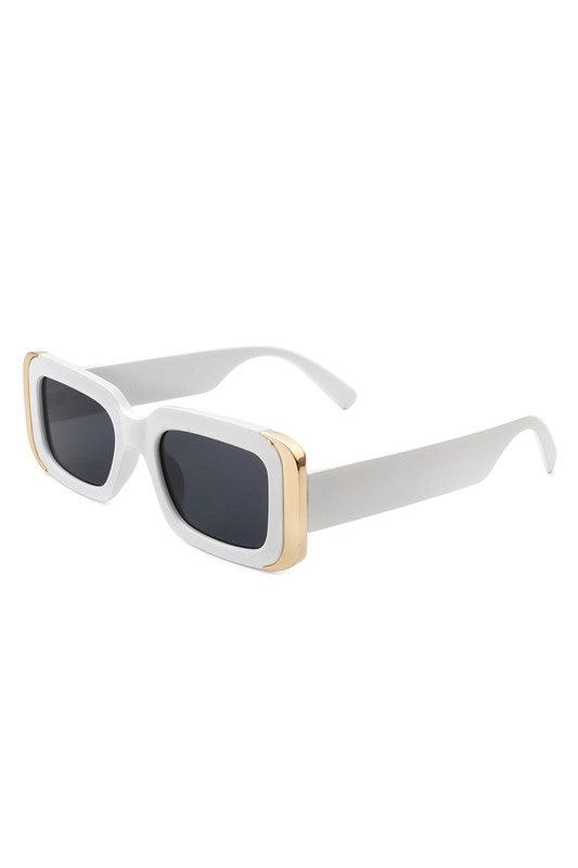 Rectangle Tinted Square Sunglasses - ShopEbonyMonique