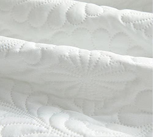 WCZDJ Mattress Protector, Deep Pocket Mattress Thick Waterproof Quilted Deep Pockets Fitted Sheets,Old Man Kids Solid Color Non Slip Printing Bed Sheets Grey 150cm*200cm - ShopEbonyMonique