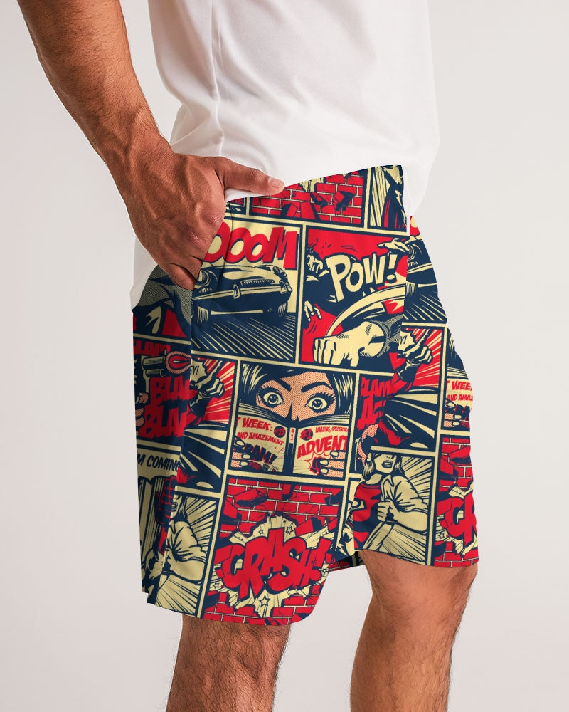 Comic Art Men's Jogger Shorts - ShopEbonyMonique