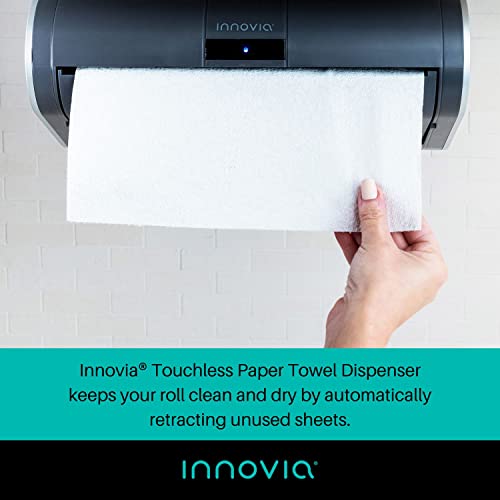 Innovia Automatic Paper Towel Dispenser. Touchless Technology. Works with Most Paper Towel Brands and Sizes. Dispenses The Number of Sheets You Need. White, Under Cabinet Mounted. - ShopEbonyMonique