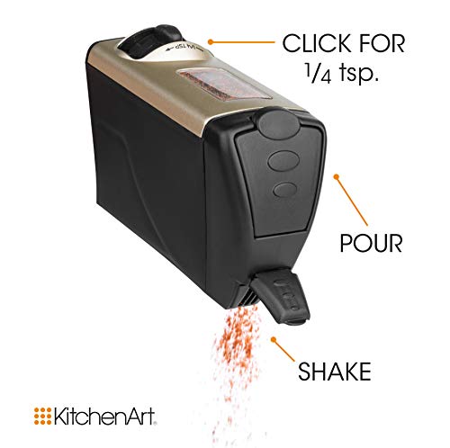 KitchenArt 57010 Select-A-Spice Auto-Measure Carousel Professional Series, Satin - ShopEbonyMonique